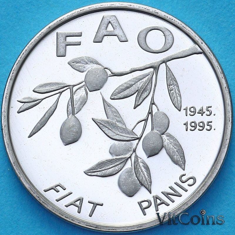 Монета Хорватии 20 лип 1995 год. ФАО. Пруф Монета Хорватии 20 лип 1995 год. ФАО. Пруф