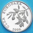 Монета Хорватия 20 лип 2008 год. Надпись на латыни. Пруф