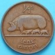 Монета Ирландия 1/2 пенни 1949 год. Свинья.