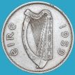 Монета Ирландия 1/2 кроны 1959 год. Ирландская охотничья лошадь.