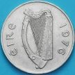 Монета Ирландий 10 пенсов 1976 год. Атлантический лосось.
