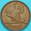 Монета Ирландия 1 пенни 1937 год. Курица.