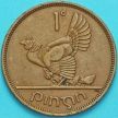 Монета Ирландия 1 пенни 1952 год. Курица.