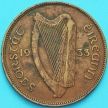 Монета Ирландия 1 пенни 1933 год. Курица.