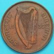 Монета Ирландия 1 пенни 1935 год. Курица.