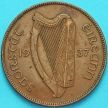 Монета Ирландия 1 пенни 1937 год. Курица.