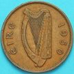 Монета Ирландия 1 пенни 1950 год. Курица.