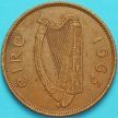Монета Ирландия 1 пенни 1963 год. Курица.