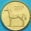 Монета Ирландия 20 пенсов 1999 год. Ирландская охотничья лошадь. UNC
