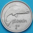 Монета Ирландии 2 шиллинга (флорин) 1964 год. Атлантический лосось.