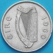Монета Ирландия 6 пенсов 1960 год. Ирландский волкодав.