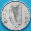Монета Ирландия 6 пенсов 1968 год. Ирландский волкодав.