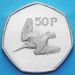 Монета Ирландии 50 пенсов 1981 год. Вальдшнеп.