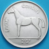 Ирландия 1/2 кроны 1939 год. Серебро.