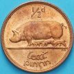 Монета Ирландия 1/2 пенни 1964 год. Свинья.