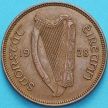 Монета Ирландия 1/2 пенни 1928 год. Свинья.