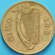 Монета Ирландии 20 пенсов 1988 год. Ирландская охотничья лошадь