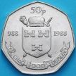 Монета Ирландия 50 пенсов 1988 год. Тысячелетие Дублина. aUNC