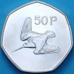 Монета Ирландия 50 пенсов 1971 год. Вальдшнеп. Пруф
