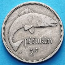 Ирландия 2 шиллинга (флорин) 1961 год. Атлантический лосось.
