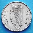 Монета Ирландия 6 пенсов 1964 год. Ирландский волкодав.