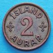 Монета Исландии 2 эйре 1940 год.