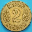 Монета Исландия 2 кроны 1946 год.