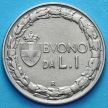 Монета Италии 1 лира 1924год.