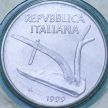 Монета Италия 10 лир 1999 год. BU
