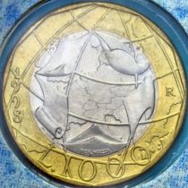 Италия 1000 лир 1998 год. Европейский союз. BU