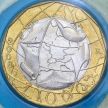 Монета Италия 1000 лир 2000 год. Европейский союз. BU