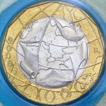 Италия 1000 лир 2000 год. Европейский союз. BU