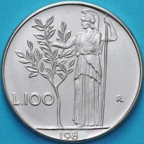 Италия 100 лир 1980 год. BU