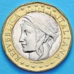 Монета Италии 1000 лир 1997-1998 год. Евросоюз, правильная карта