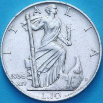 Италия 10 лир 1936 год.