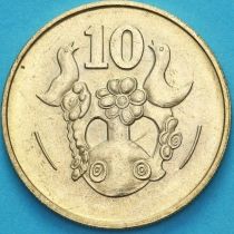 Кипр 10 центов 1983 год.