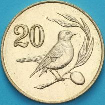 Кипр 20 центов 1985 год