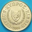 Монета Кипр 20 центов 2004 год. Зенон.