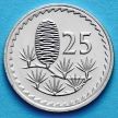 Монета Кипра 25 милс 1977 год.