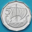 Монета Кипра 5 милс 1982 год. Пруф.