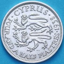 Кипр 4,5 пиастра 1938 год