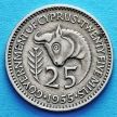 Монета Кипра 25 милс 1955 год.
