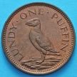 Монета Острова Ланди 1 пафин 1929 год.