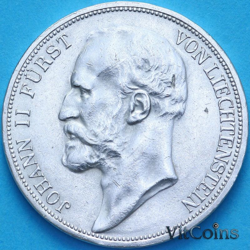 Монета Лихтенштейн 2 кроны 1912 год. Монета Лихтенштейн 2 кроны 1912 год.