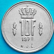 Люксембург 10 франков 1974 год. Великий Герцог Жан.