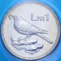 Мальта 1 лира 2005 год. BU