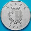 Монета Мальта 50 центов 1992 год.