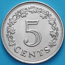 Мальта 5 центов 1976 год.