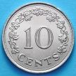 Монета Мальты 10 центов 1972 год. UNC