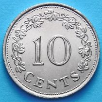 Мальта 10 центов 1972 год. UNC
